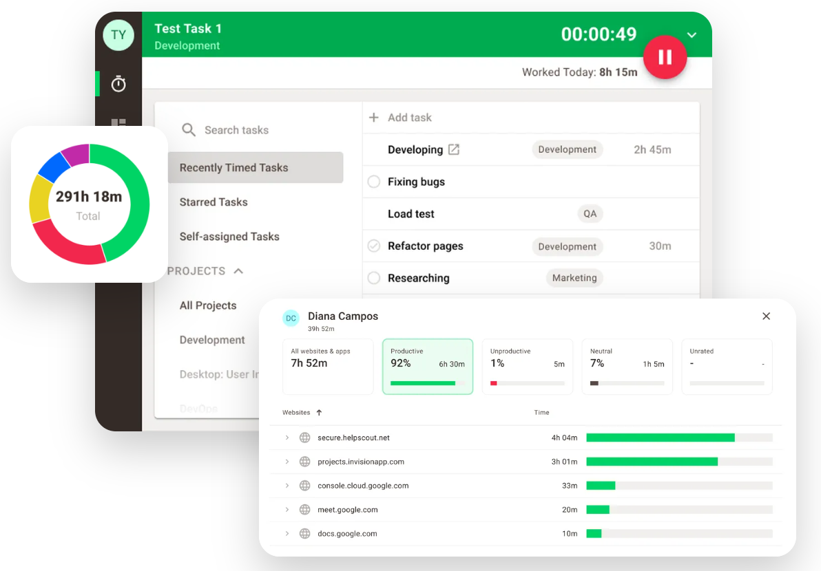 Time Doctor Desktop Daemon Process Model