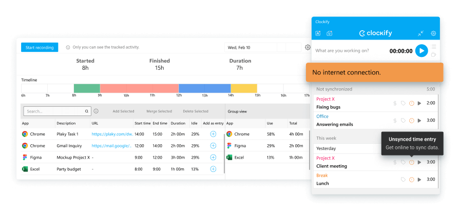 Clockify Auto-Tracker Local Logging and Privacy Architecture