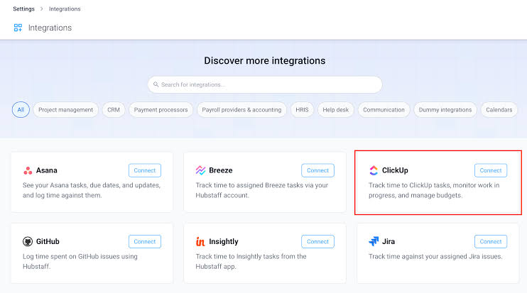 Hubstaff Integrations Ecosystem and Enterprise Security Matrix